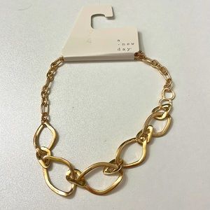 A New Day Gold Colored Chain Necklace